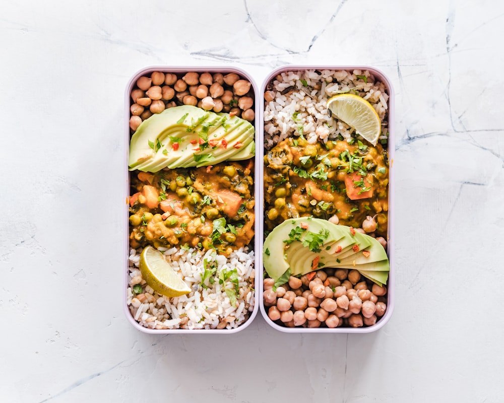 Alimentos saudáveis preparados